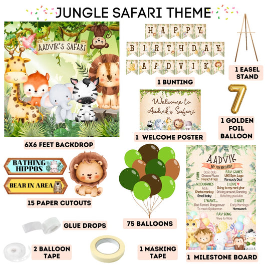 WILD JUNGLE SAFARI PREMIUM KIT