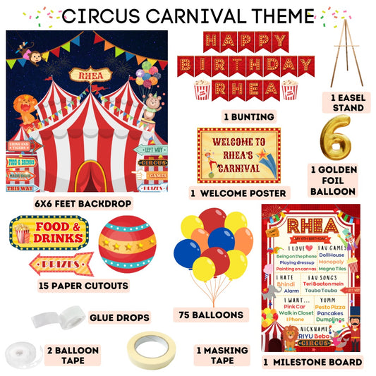 CIRCUS CARNIVAL PREMIUM KIT