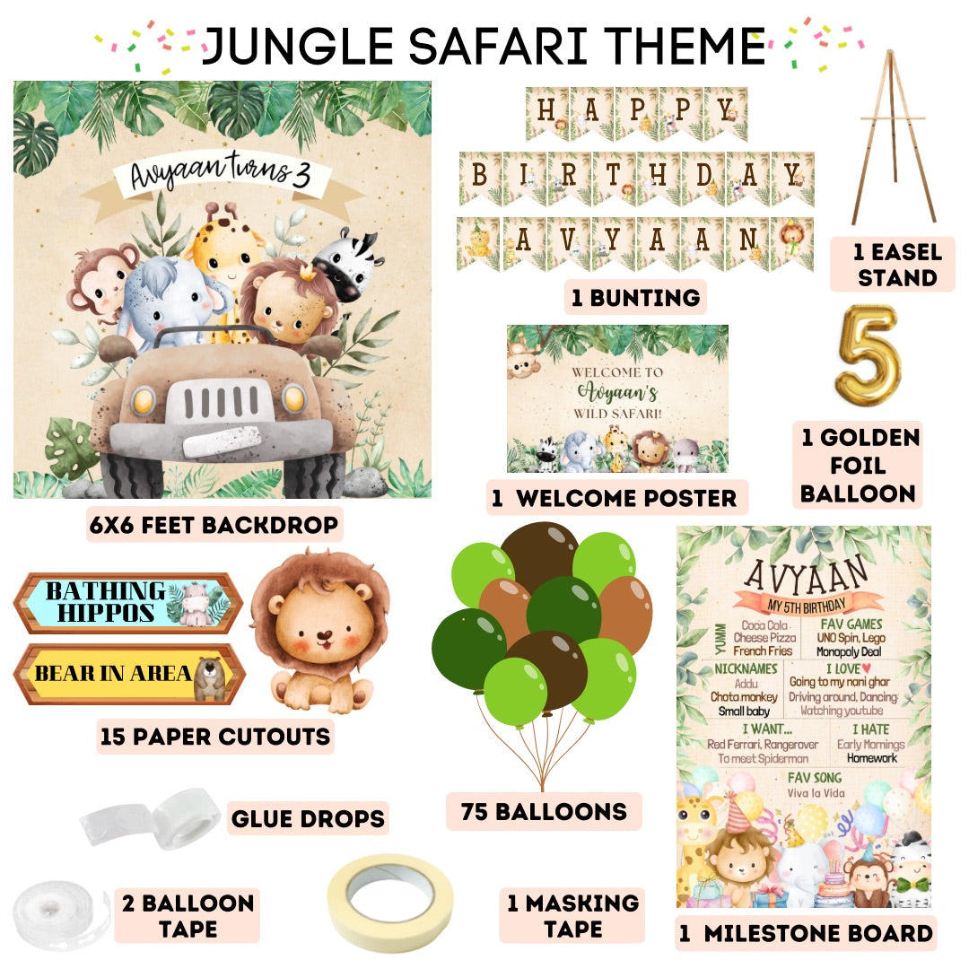 JUNGLE SAFARI PREMIUM KIT