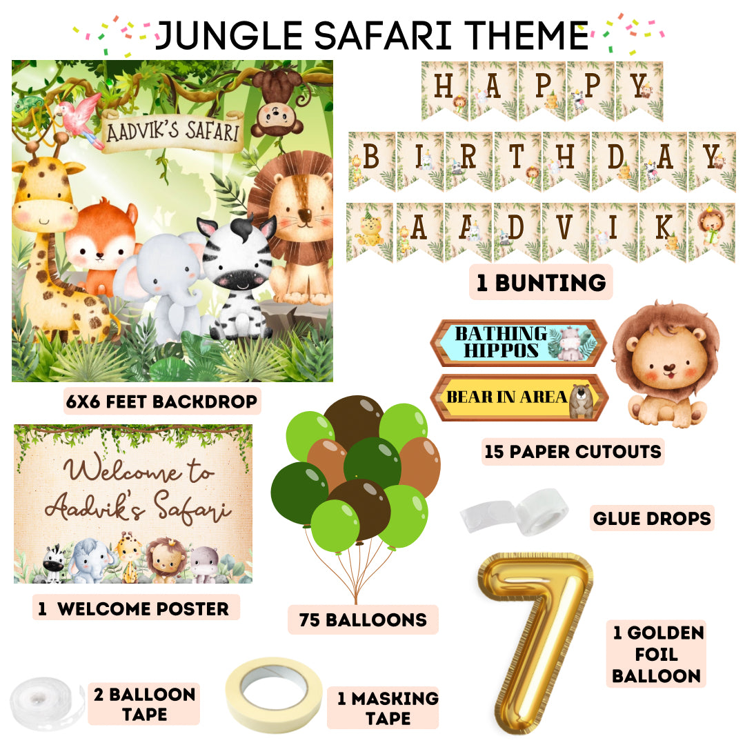 WILD JUNGLE SAFARI PREMIUM KIT