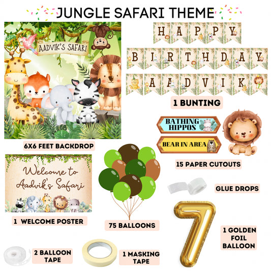 WILD JUNGLE SAFARI PREMIUM KIT