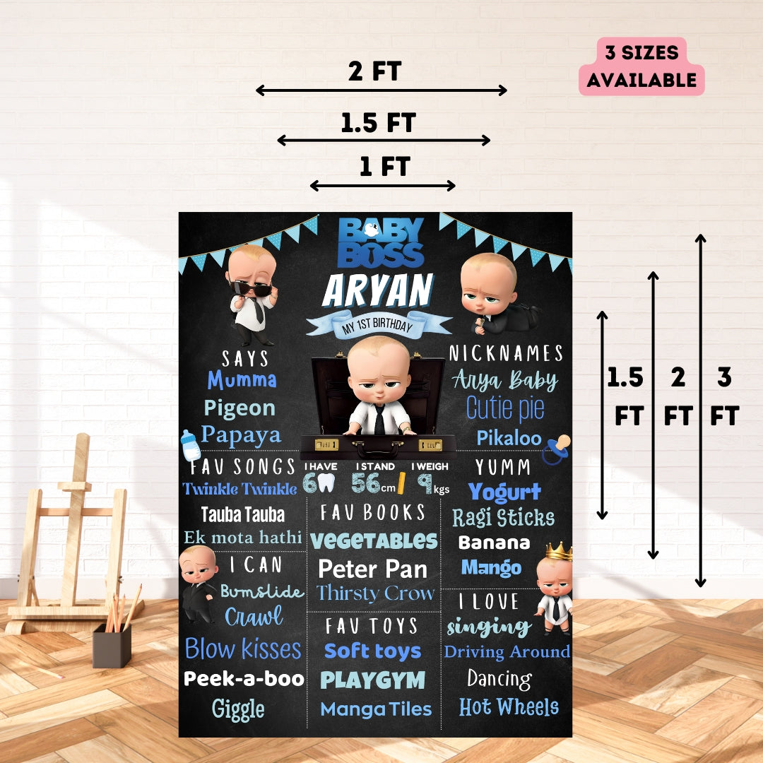 Boss Baby Chalkboard