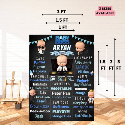 Boss Baby Chalkboard