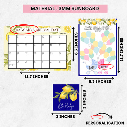 Amalfi Theme Baby Shower Kit