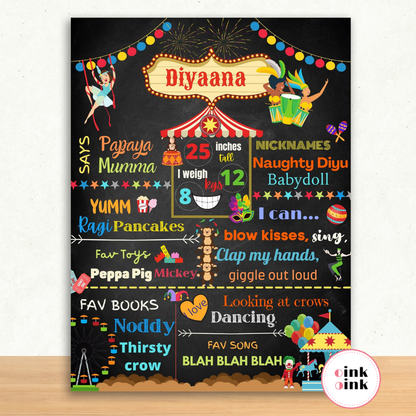 Circus Chalkboard