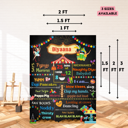 Circus Chalkboard