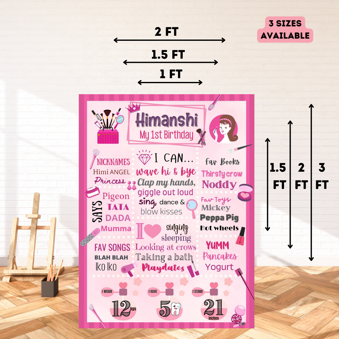 Glam Girl Chalkboard