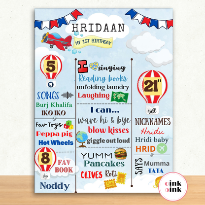 Up & Away Chalkboard