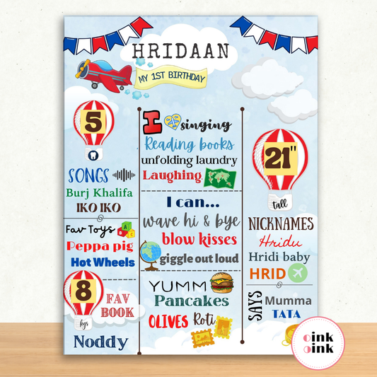 Up & Away Chalkboard