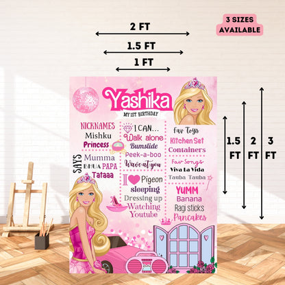 Barbie Chalkboard
